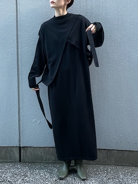 「スタミキ」｜「アイテム（ワンピース/ドレス）」を使った、MKさん（レディース・163cm）の秋コーディネート