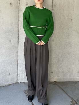 「スタミキ」｜MKさん（レディース・163cm）の冬コーディネート