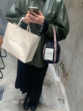 rionaさん（レディース・163cm）の冬コーディネート