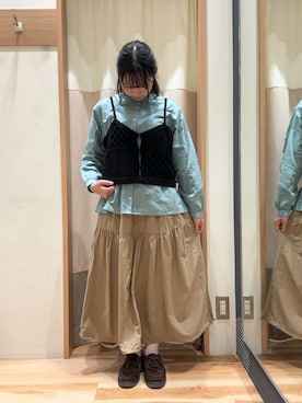「アイテム（ドレスシューズ）」を使った、まりちゃんさん（レディース・156cm）の春コーディネート