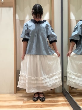 「アイテム（ドレスシューズ）」を使った、まりちゃんさん（レディース・156cm）の春コーディネート