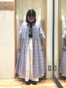 まりちゃんさん（レディース・156cm）の夏コーディネート