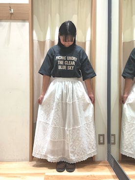 まりちゃんさん（レディース・156cm）の夏コーディネート