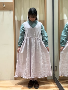 「アイテム（ドレスシューズ）」を使った、まりちゃんさん（レディース・156cm）の春コーディネート