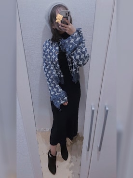 「JEANASIS（ジーナシス）のアイテム（ワンピース/ドレス）」を使った、Loyさん（レディース・158cm）の秋コーディネート