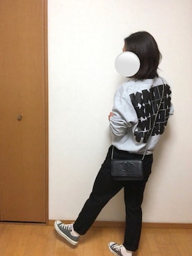 「OMIYAGE（オミヤゲ）のアイテム」を使った、HIROさん（レディース・161cm）の春コーディネート