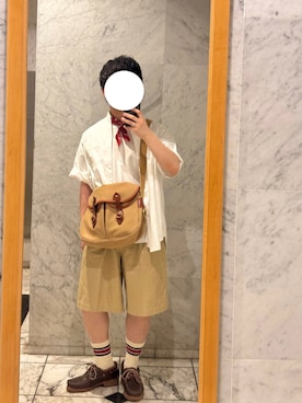「IL BISONTE（イルビゾンテ）のアイテム」を使った、TaKさん（メンズ・162cm）の夏コーディネート