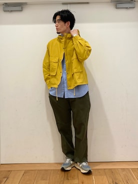 「アイテム（マウンテンパーカー）」を使った、やまChanさん（メンズ・182cm・20代）の冬コーディネート