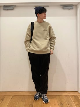 「GEAR3（ギアスリー）のアイテム」を使った、やまChanさん（メンズ・182cm）の秋コーディネート