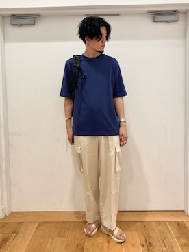 「FORK&SPOON MEN」｜やまChanさん（メンズ・182cm）の夏コーディネート