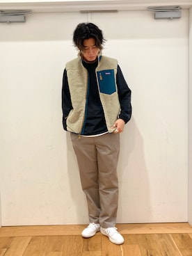 「レトロX」｜「アイテム（ジャケット/アウター）」を使った、やまChanさん（メンズ・182cm）の夏コーディネート