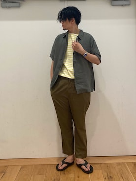 やまChanさん（メンズ・182cm）の夏コーディネート