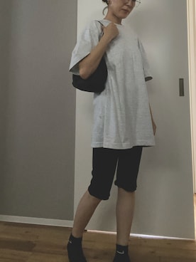 「Whim Gazette（ウィムガゼット）のアイテム（パンツ）」を使った、k__sさん（レディース・158cm）の夏コーディネート