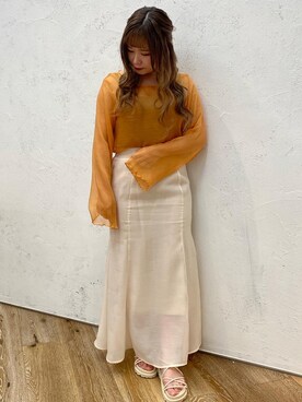 「AmbreNeige」｜「アイテム（サンダル）」を使った、🍓ぴーはる🍓さん（レディース・148cm）の春コーディネート