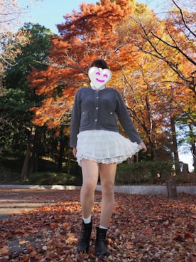 「アイテム（スカート）」を使った、ヒロさん（レディース・174cm）の冬コーディネート