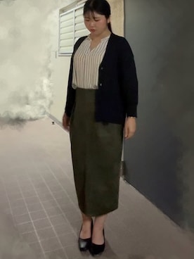 「Honeys（ハニーズ）のアイテム」を使った、涼音さん（レディース・146cm）の秋コーディネート