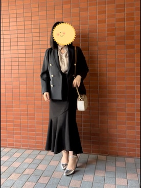 「PROPORTION BODY DRESSING（プロポーションボディドレッシング）のアイテム（スカート）」を使った、涼音さん（レディース・148cm）の春コーディネート