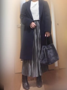 「pink adobe（ピンクアドベ）のアイテム」を使った、涼音さん（レディース・148cm）の秋コーディネート