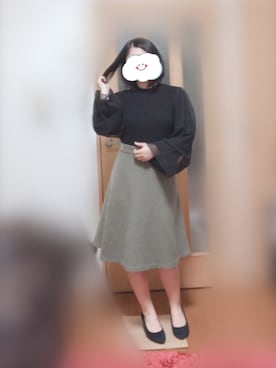 「DRESKIP（ドレスキップ）のアイテム（シューズ）」を使った、涼音さん（レディース・148cm）の秋コーディネート
