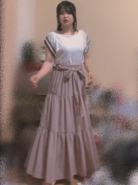 「WILLSELECTION（ウィルセレクション）のアイテム」を使った、涼音さん（レディース・148cm）の夏コーディネート