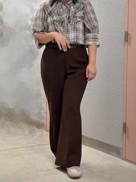 涼音さん（骨格ストレート・レディース・146cm）の秋コーディネート