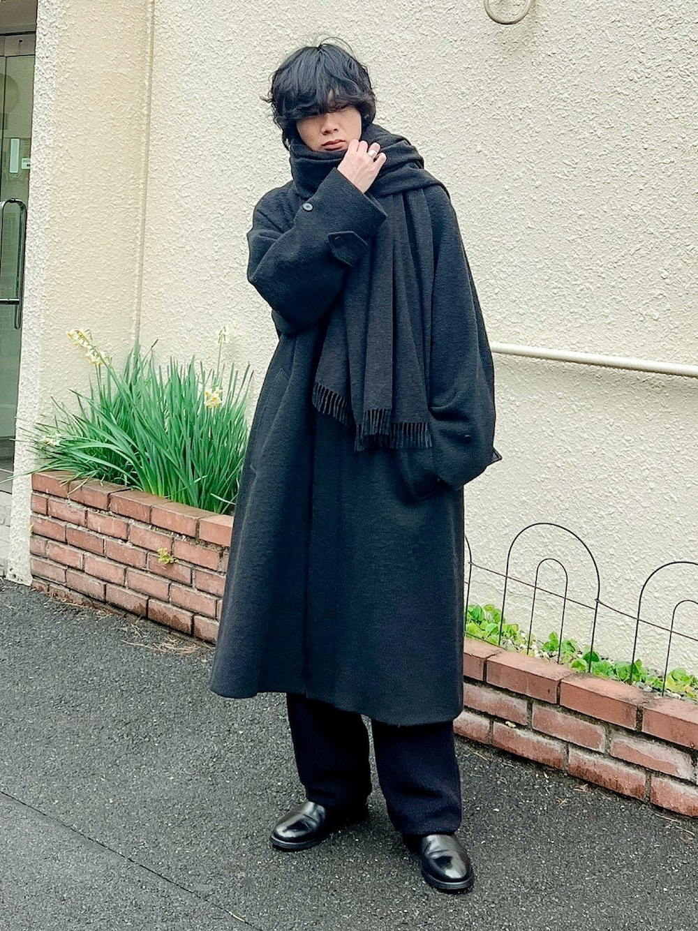 LIDNM（リドム）の「BABY WOOL BLANCKET STOLE（ストール