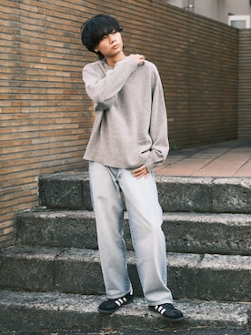 平莉川己夢(コム)さん（メンズ・174cm）の秋コーディネート