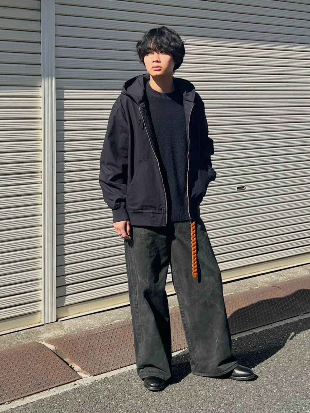 パンツ CRACK WASHED BAGGY DENIM PANTS LIDNM LIDNM / Llife ONLINE STORE / CRACK WASHED BAGGY DENIM PANTS