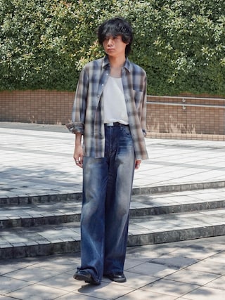 LIDNM（リドム）の「Heritage Slub Denim Pants（デニムパンツ）」 - WEAR