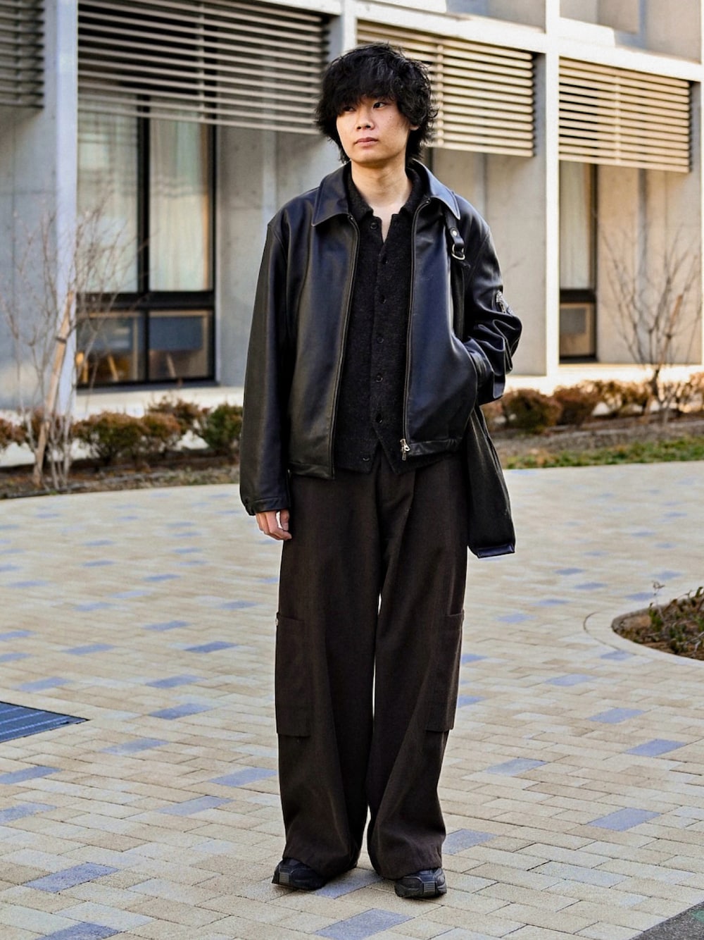 LIDNM（リドム）の「French Pilot Leather Jacket（ブルゾン）」 - WEAR