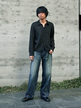 平莉川己夢(コム)さん(メンズ・172cm)の冬コーディネート