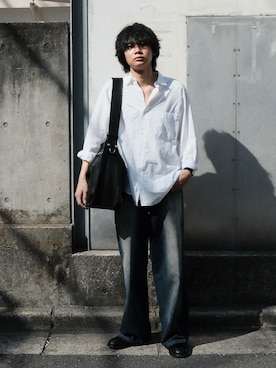 平莉川己夢(コム)さん（メンズ・172cm）の春コーディネート