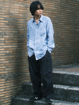 平莉川己夢(コム)さん（メンズ・174cm）の春コーディネート