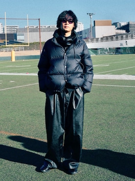 平莉川己夢(コム)さん(メンズ・172cm)の冬コーディネート