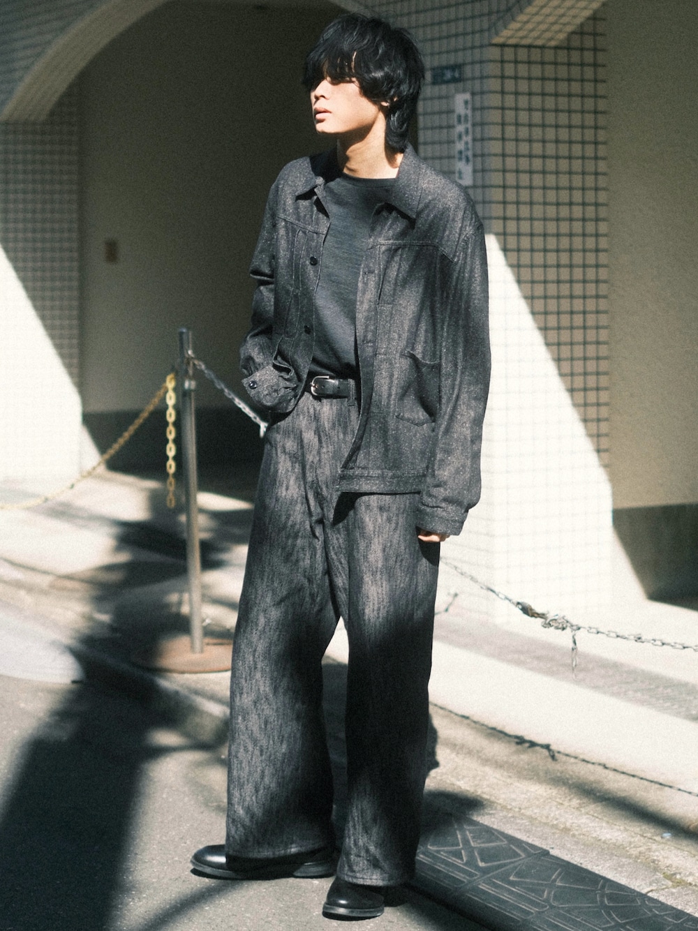 LIDNM XX SLUB BAGGY DENIM Mサイズ LIDNM] XX SLUB BAGGY DENIM LIDNM