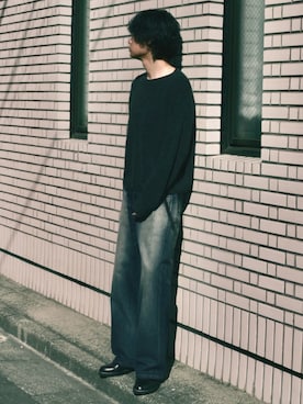 平莉川己夢(コム)さん（メンズ・172cm）の冬コーディネート