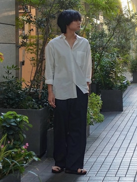平莉川己夢(コム)さん(メンズ・172cm)の春コーディネート