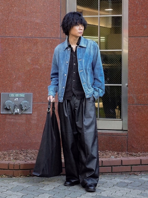 セール】Grain wide balloon slacks / グレインワイドバルーン