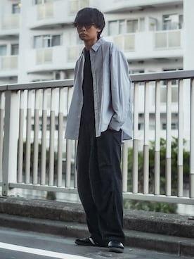 平莉川己夢(コム)さん（メンズ・174cm）の秋コーディネート