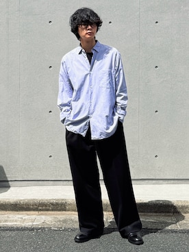WYM LIDNM（ウィム バイ リドム）の「SLIGHT FLARE DOUBLE CLOTH