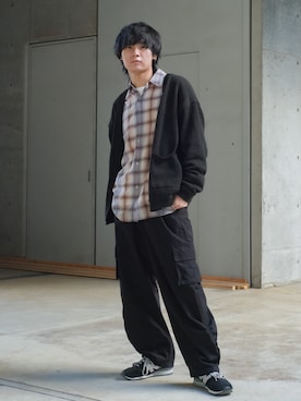 「AURALEE」｜平莉川己夢(コム)さん（メンズ・173cm）の秋コーディネート