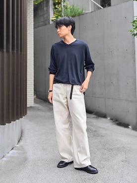平莉川己夢(コム)さん（メンズ・172cm）の秋コーディネート