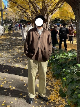 「UNIQLO+J」｜naruse さん（メンズ・183cm）の秋コーディネート