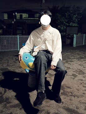 「order（オーダー）のアイテム（パンツ）」を使った、naruse さん（メンズ・183cm）の秋コーディネート