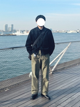 「WORKERS（ワーカーズ）のアイテム」を使った、naruse さん（メンズ・183cm）の春コーディネート