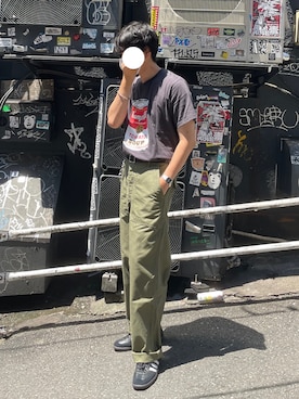 「WORKERS（ワーカーズ）のアイテム」を使った、naruse さん（メンズ・184cm）の夏コーディネート