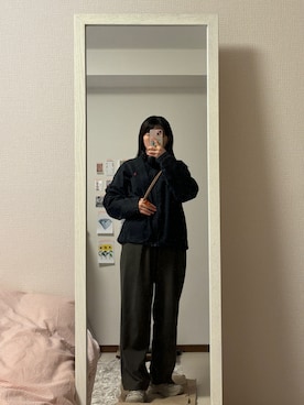 「MERRELL（メレル）のアイテム」を使った、みたんさん（レディース・157cm）の冬コーディネート