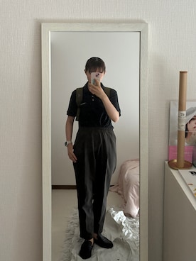 「Paraboot（パラブーツ）のアイテム」を使った、はんみさん（レディース・157cm）の夏コーディネート