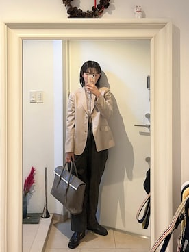 「TOFF&LOADSTONE（トフアンドロードストーン）のアイテム」を使った、みたんさん（レディース・157cm）の秋コーディネート