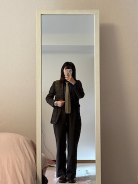 はんみさん（レディース・157cm）の冬コーディネート